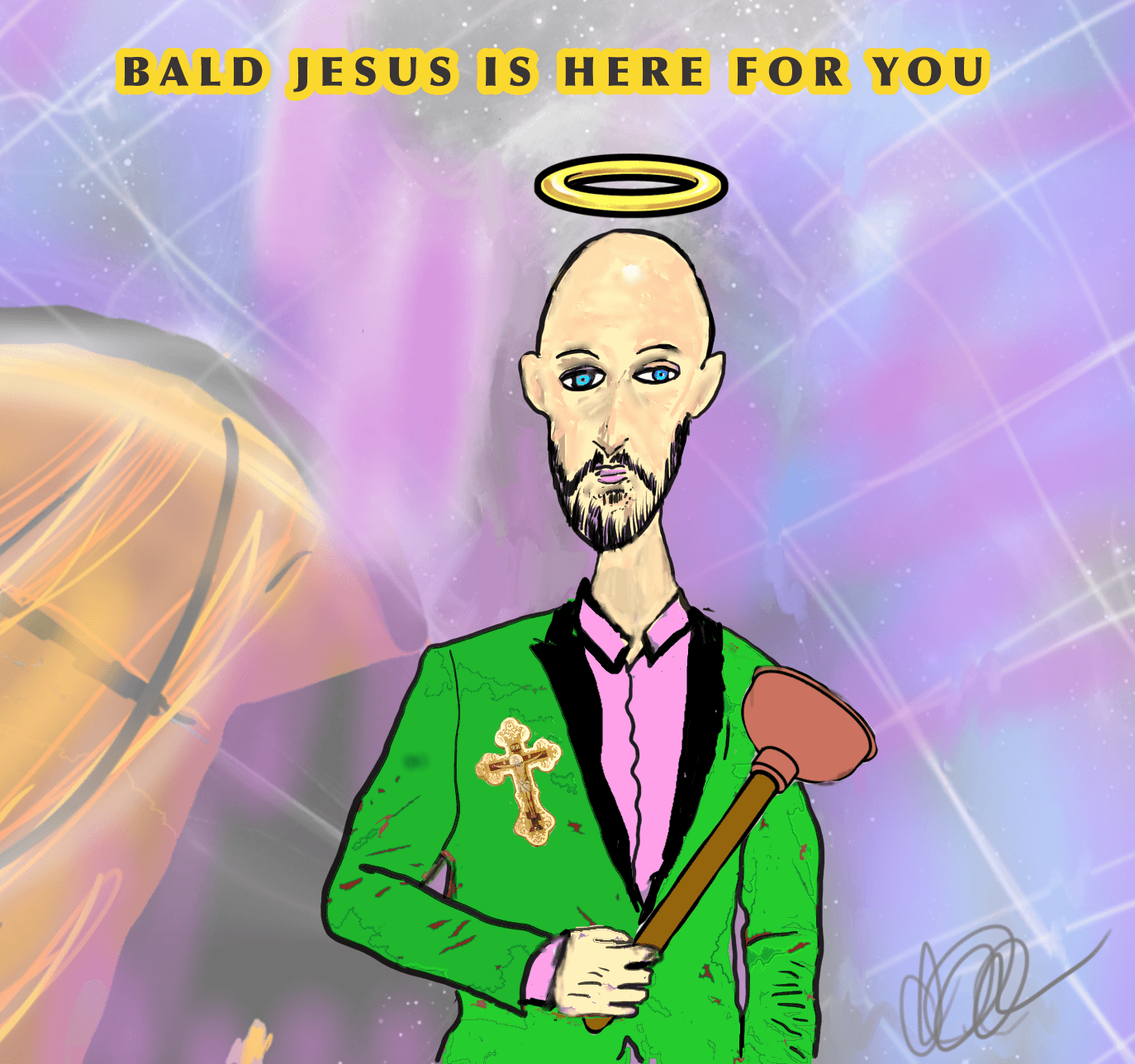 Bald Jesus is Here For You by Vagobond v. 1/1
