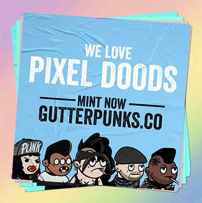 Gutter Punks Flyer - Pixel Doods