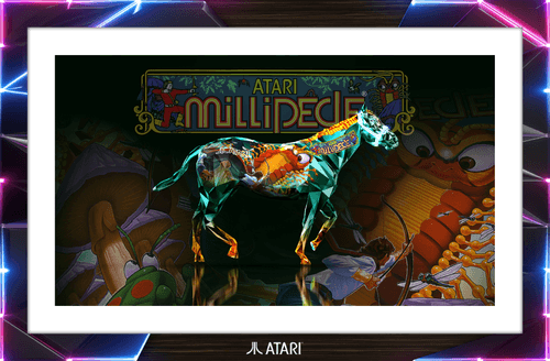 ATARI - Art + Millipede Skin + Colt Z8, Caribbean Green + Name: Millipede