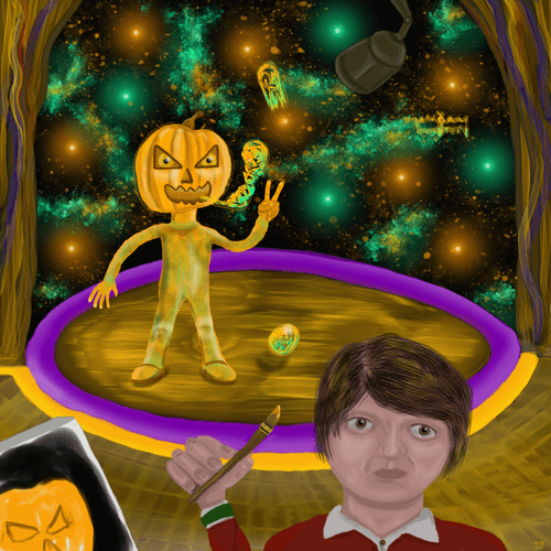 Spaced Out Story/Pumpkin Head 