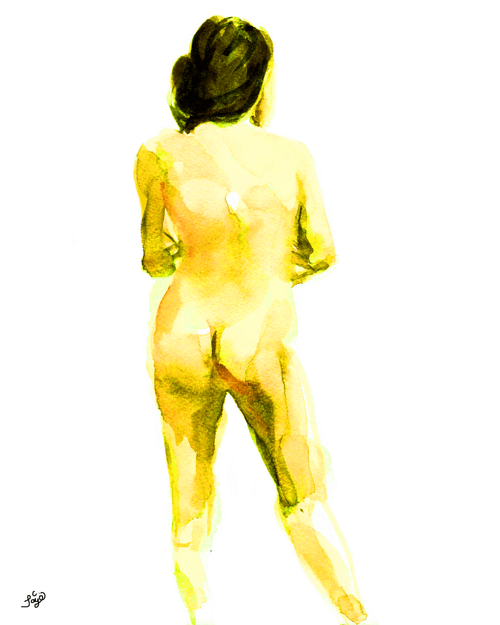 Nude Watercolors 02 #4 Lemon