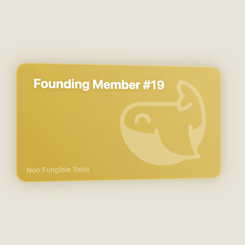 Founding Member #19