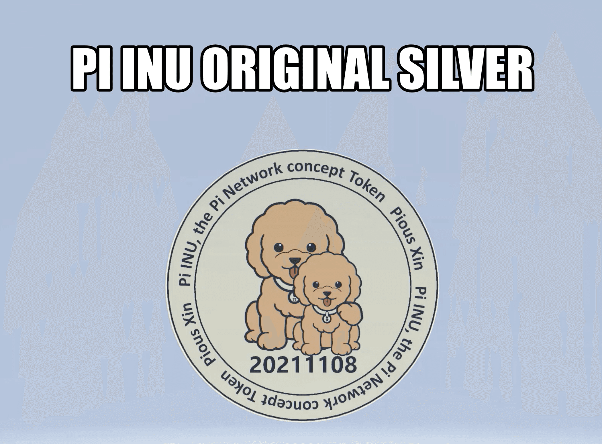 Pi INU Original Silver Coin
