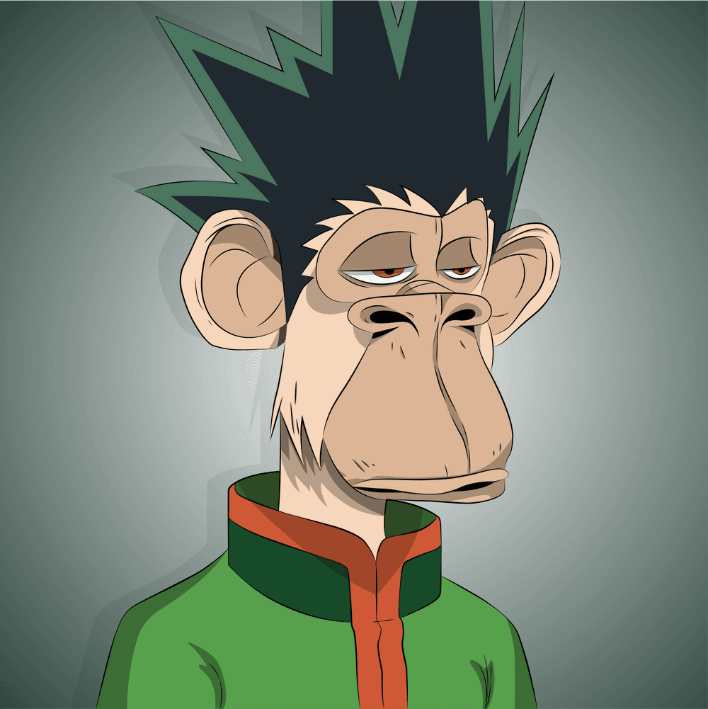 Gon Freecss Bored Ape Anime Characters Opensea