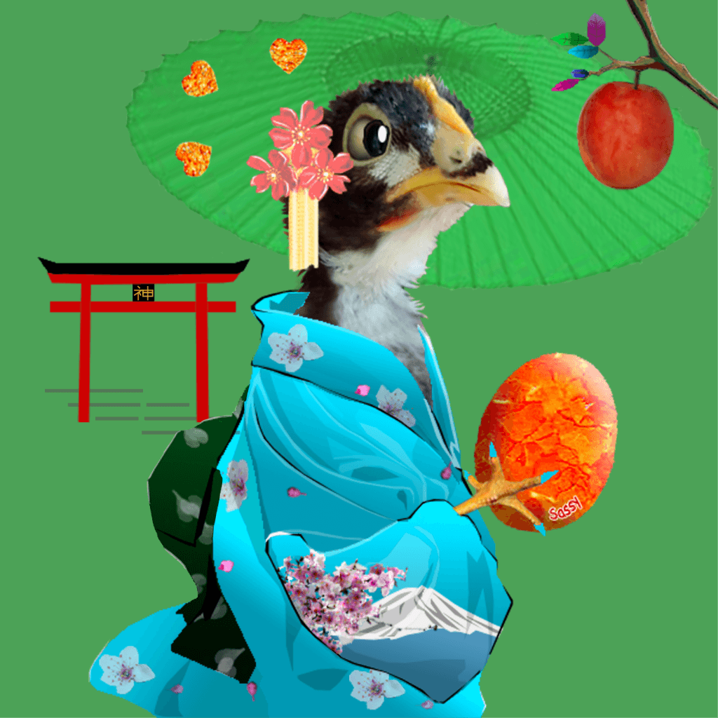 Sassy the Chick'n Kimono #90