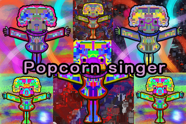 Popcorn singer /100 mints - Collection | OpenSea