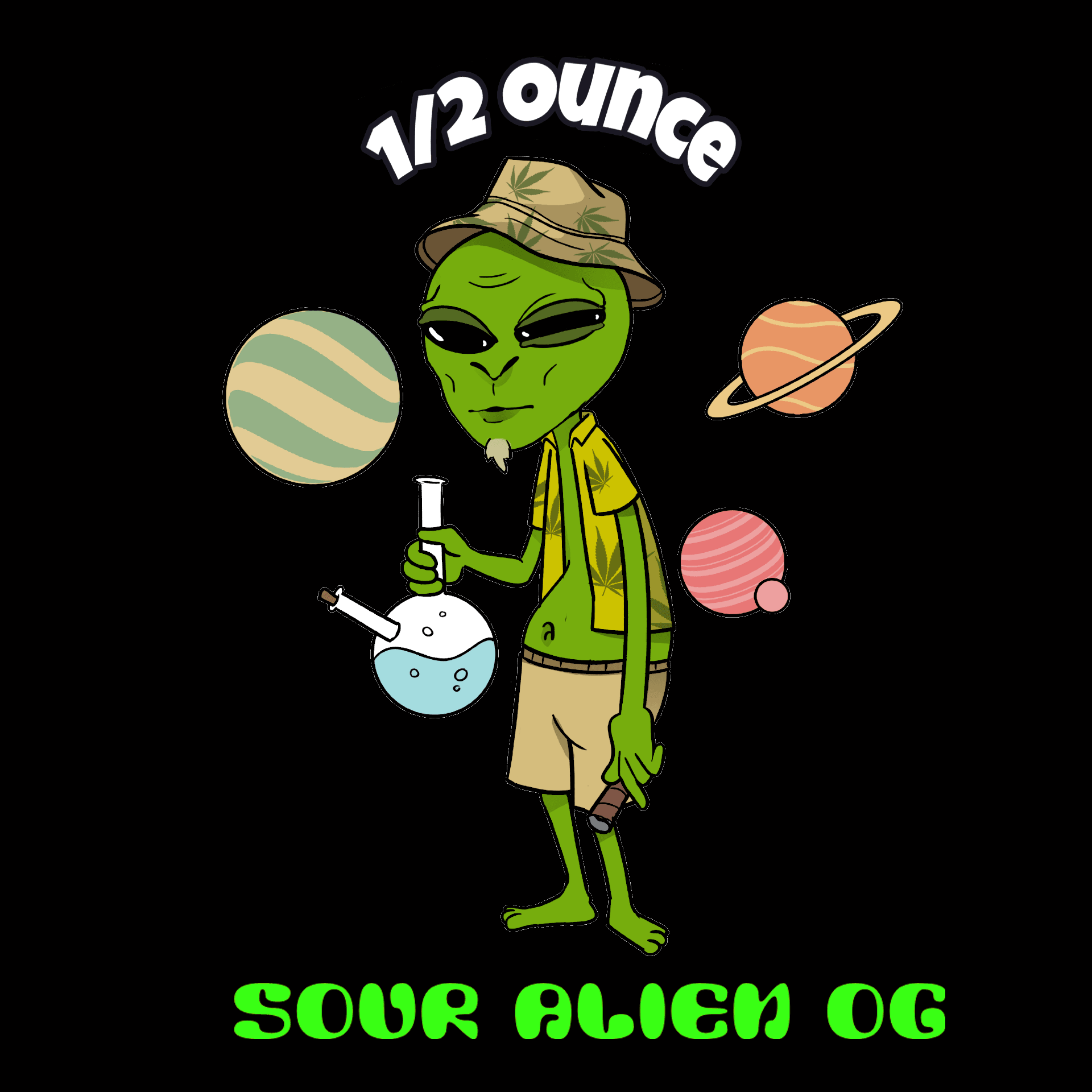 Sour Alien OG 1/2 Ounce