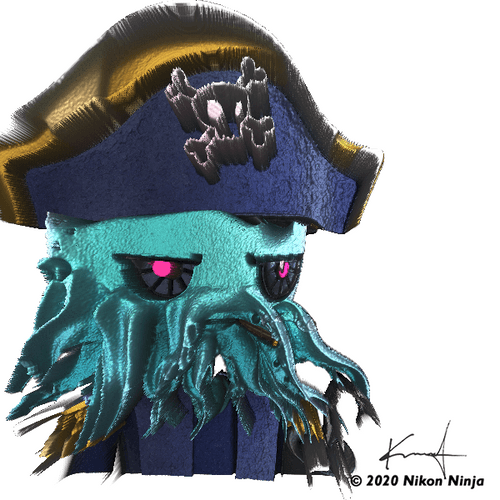 Depth Mapped Pirate