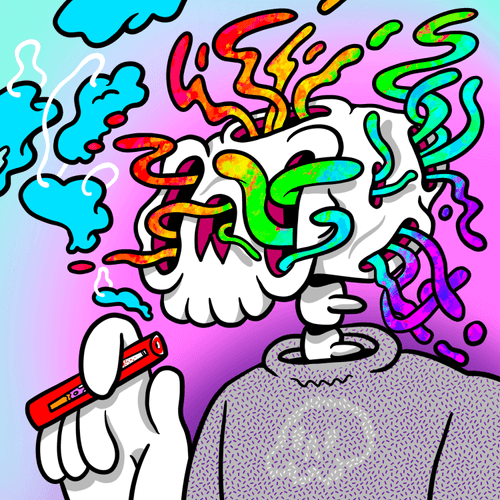 Smoking Skull #442