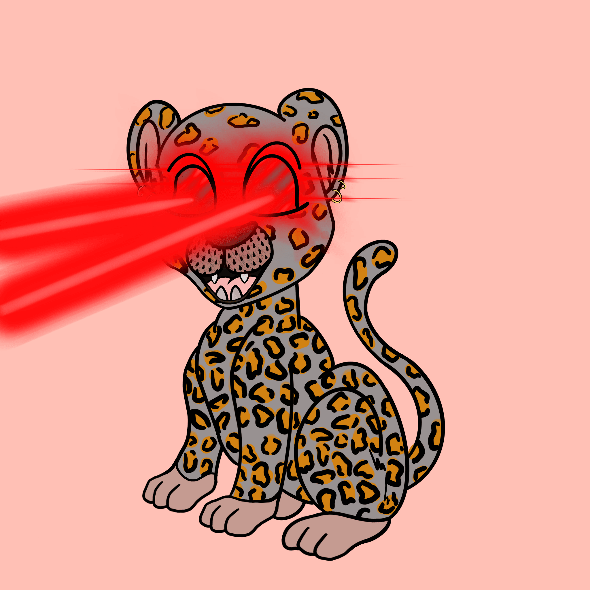 Sneaky Cheetah Club #107