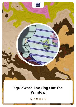 Squidward Looking Outside Window
