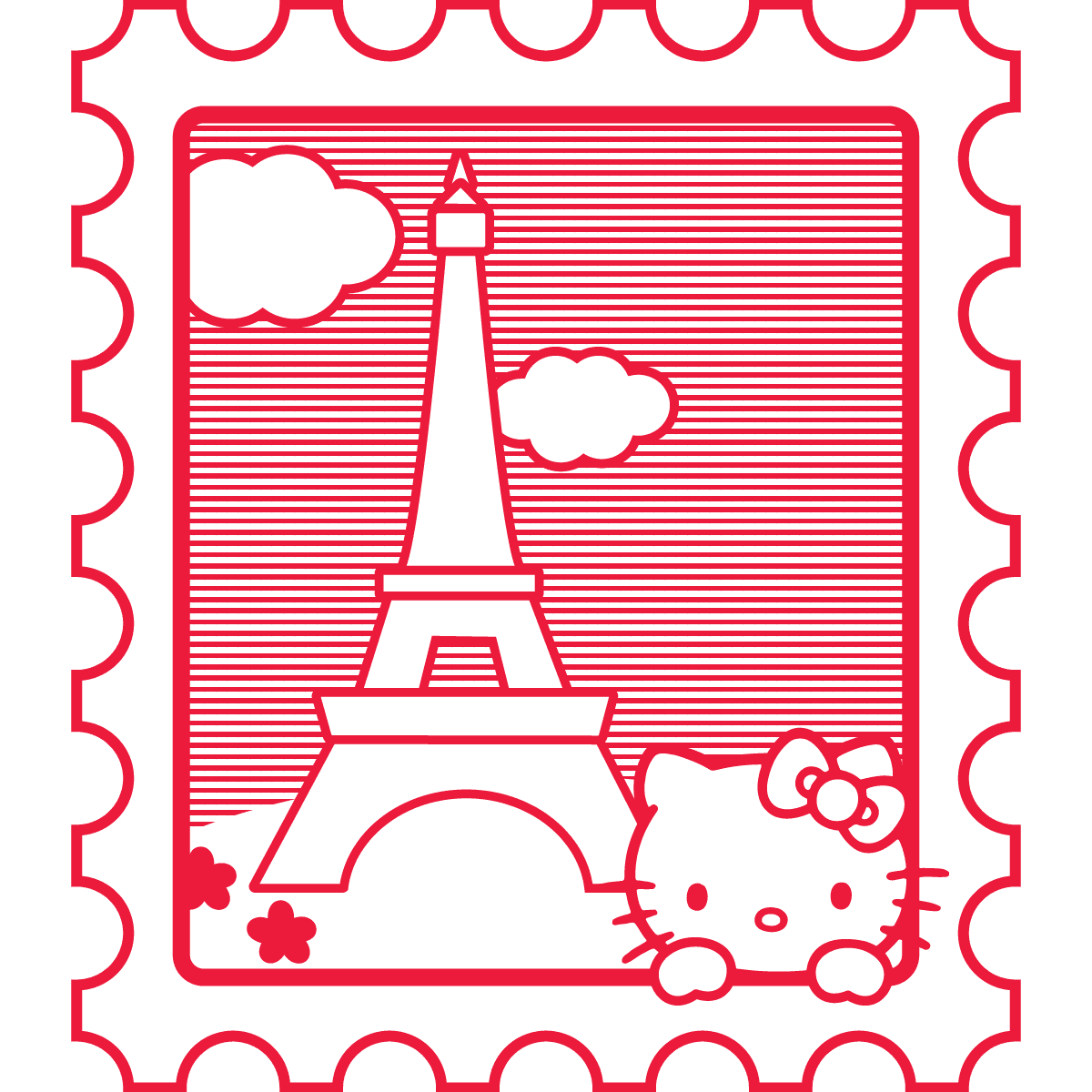 Paris Premium Stamp