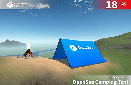 Somnium Space Tent #18 - Limited OpenSea Edition