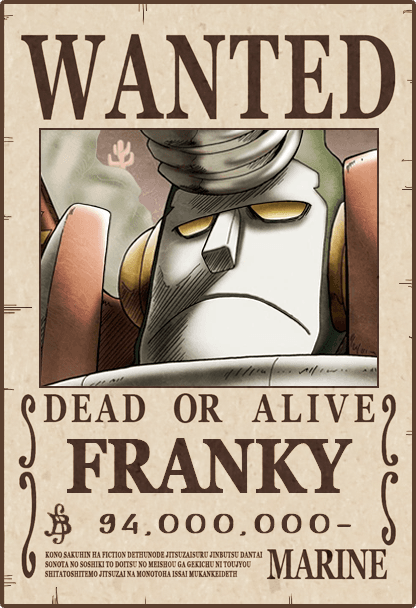 FRANKY - One Piece Wanted #2