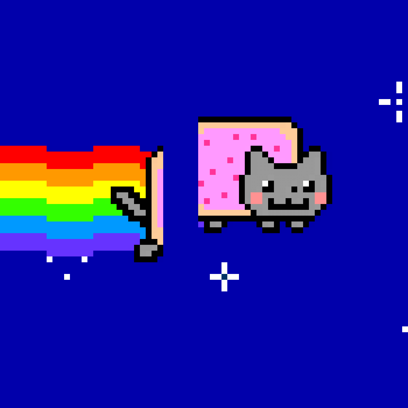 Glitch Nyan Cat Nyan Cat (Official) OpenSea