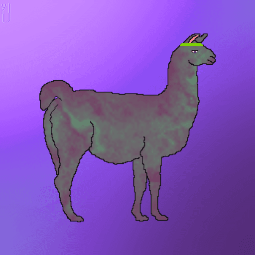 CryptoLlama #732 - Llama Adventure Club