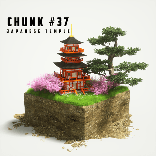 Chunk #37 Japanese Temple