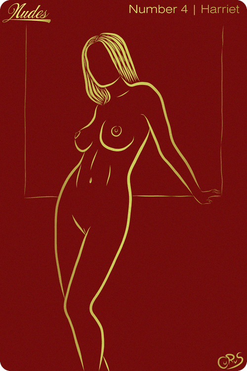 Number 4  |  Harriet  |  CuRvS Cards: Nudes