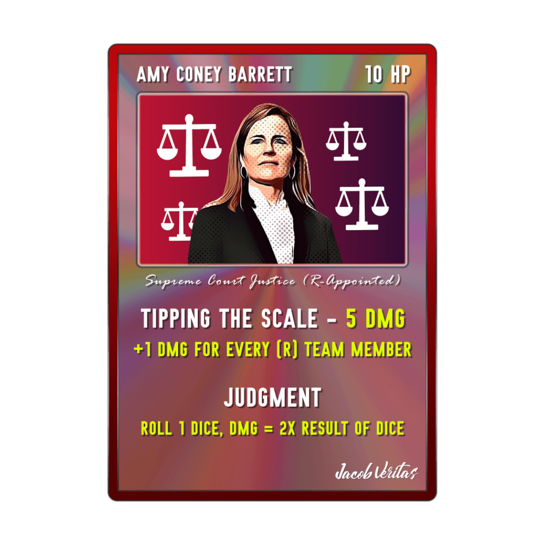 Amy Coney Barrett - Political Card Battle