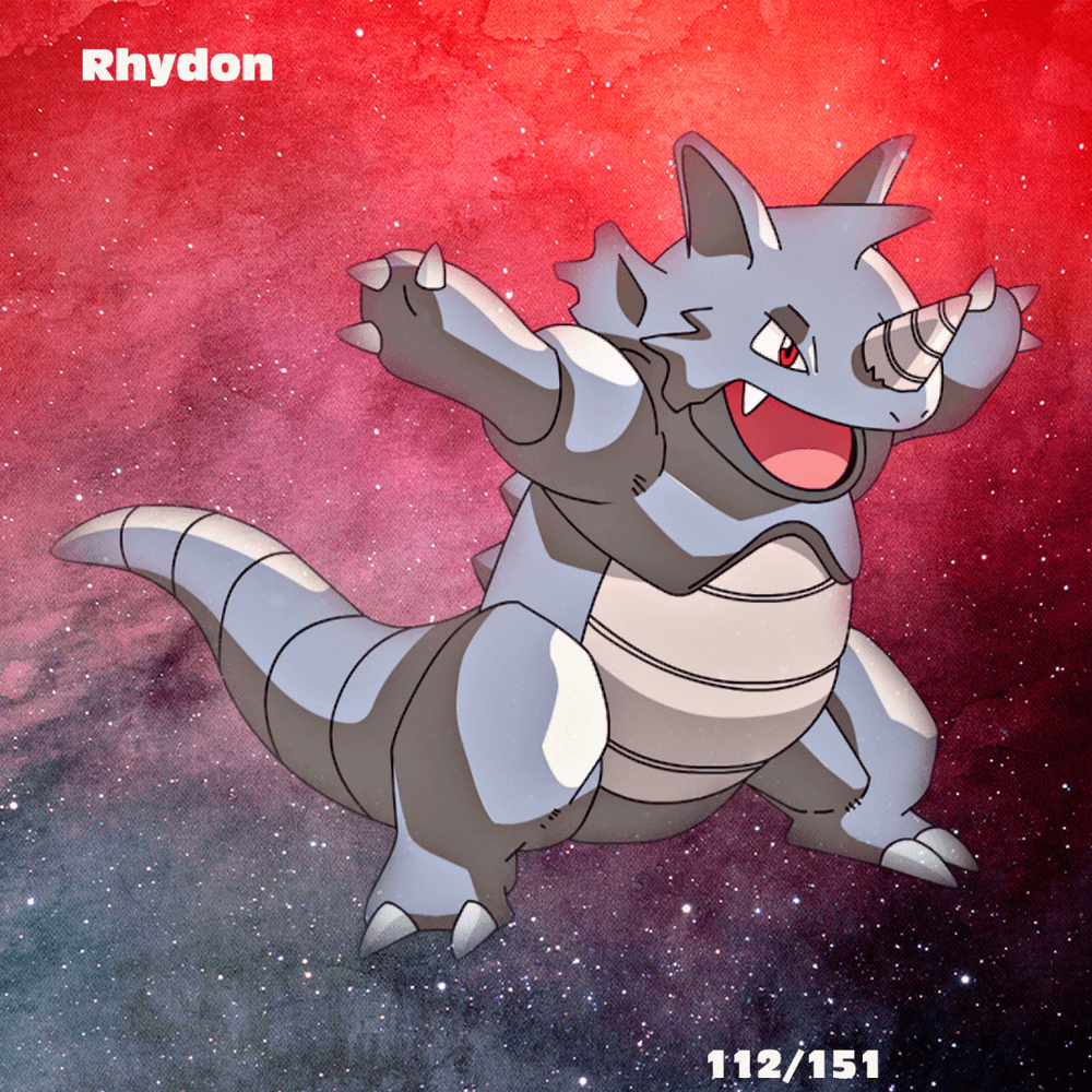 Rhydon - #112 -  Pokédex