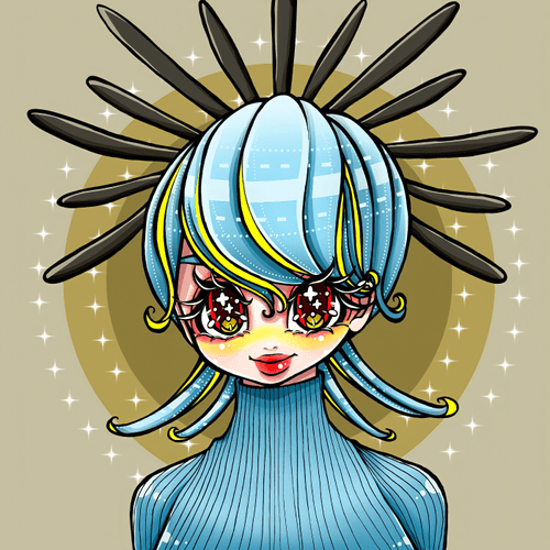 #19 ヘビクイワシワシちゃん ( Secretary bird girl )