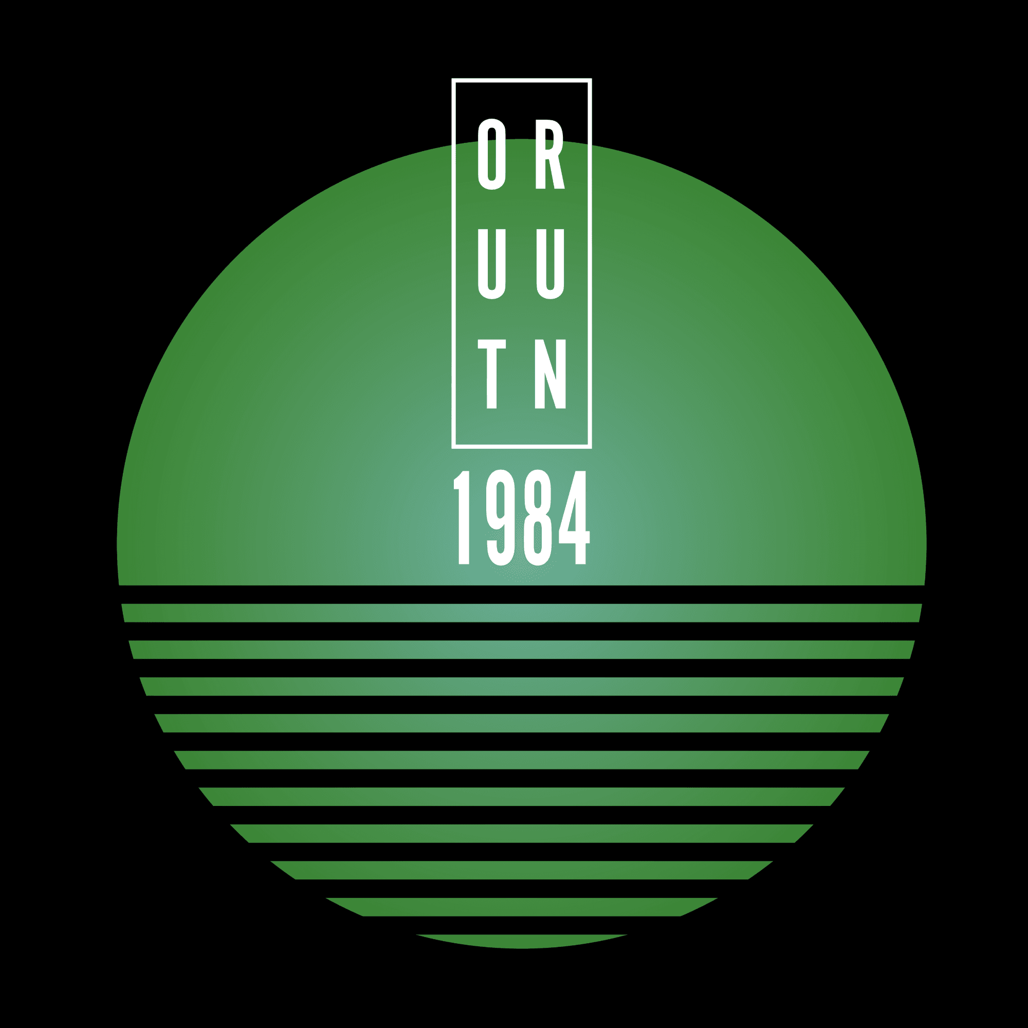  Outrun 1984 - Green Sunset