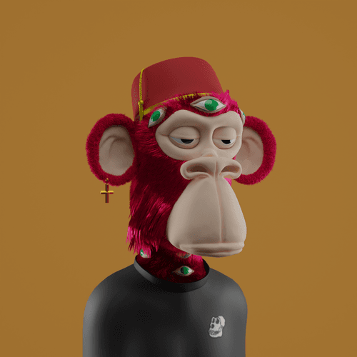 3D Bored Ape Club #465