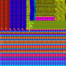 Rainbow Grid 16