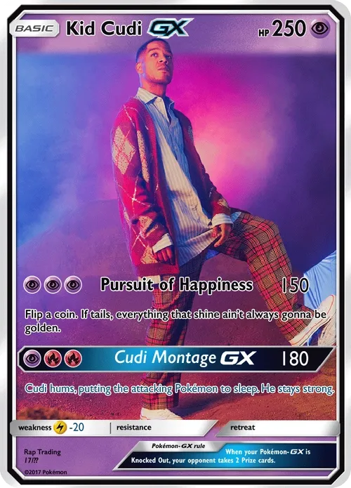 Kid Cudi Pokémon Card