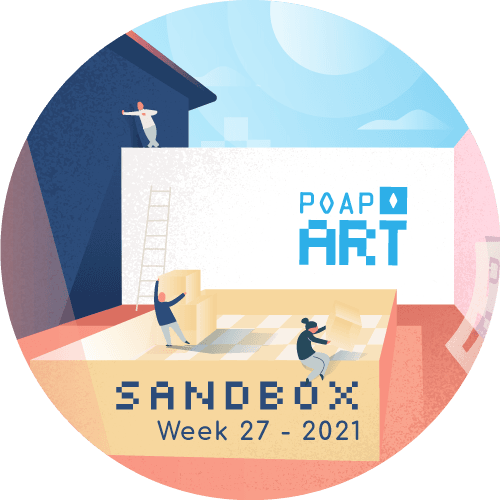 POAP.art Sandbox Weekly Canvas - Week 27 2021