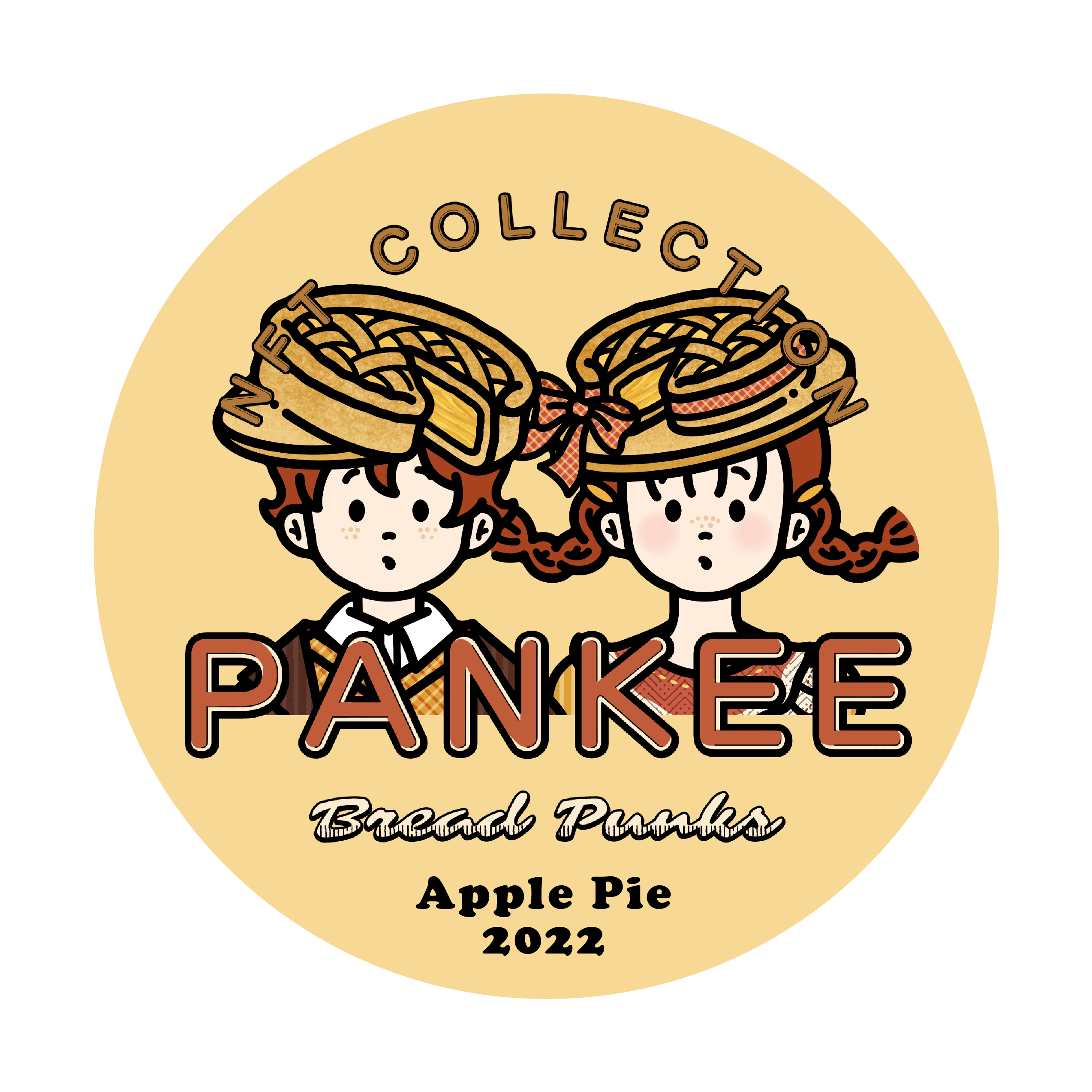 PANKEE 2022 Apple Pie 3D sticker