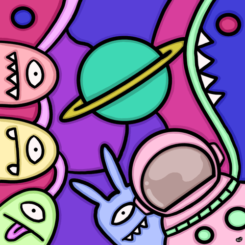 Squiggle Monster 009