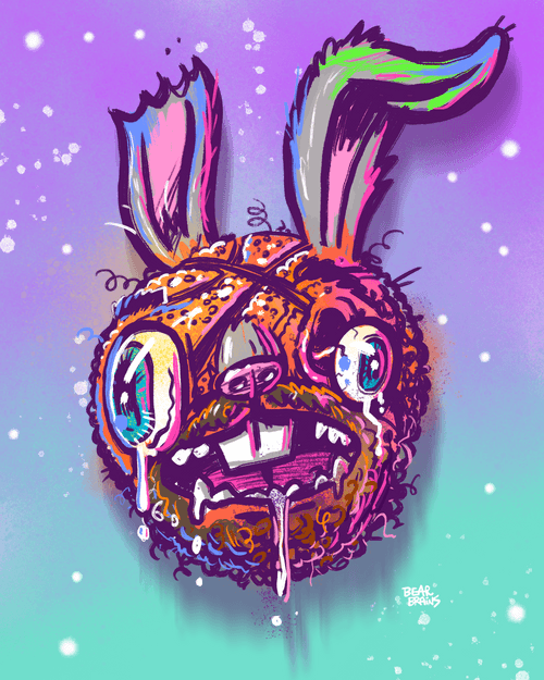 Bunny Beardy Ball Face Jam