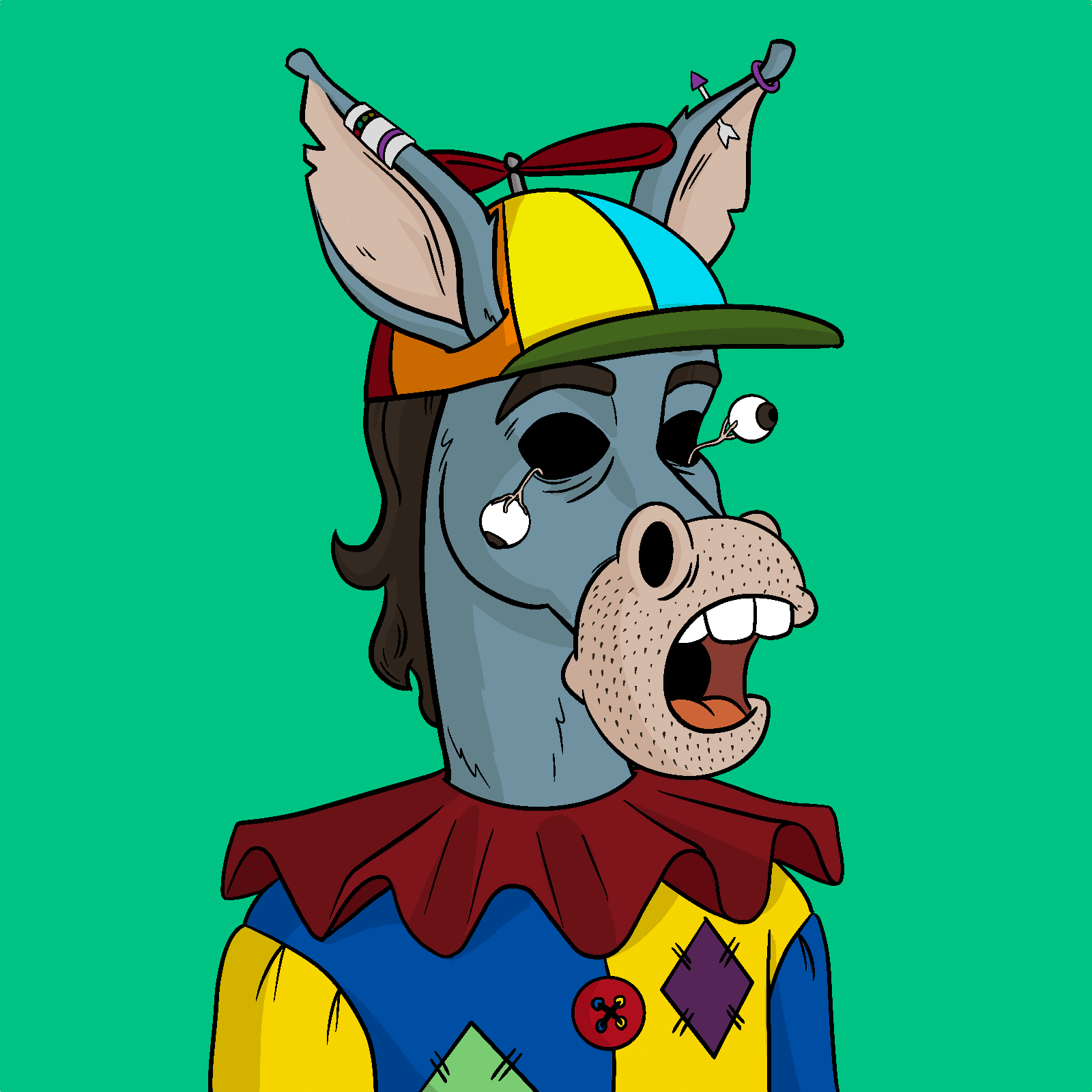 Criminal Donkey 9312 - Criminal Donkeys | OpenSea