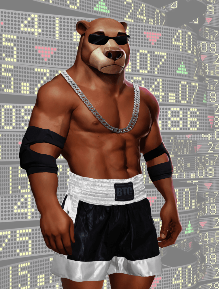 Wall Street Avatar Fighter Bear #342