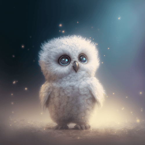 Ghosty Baby Owl