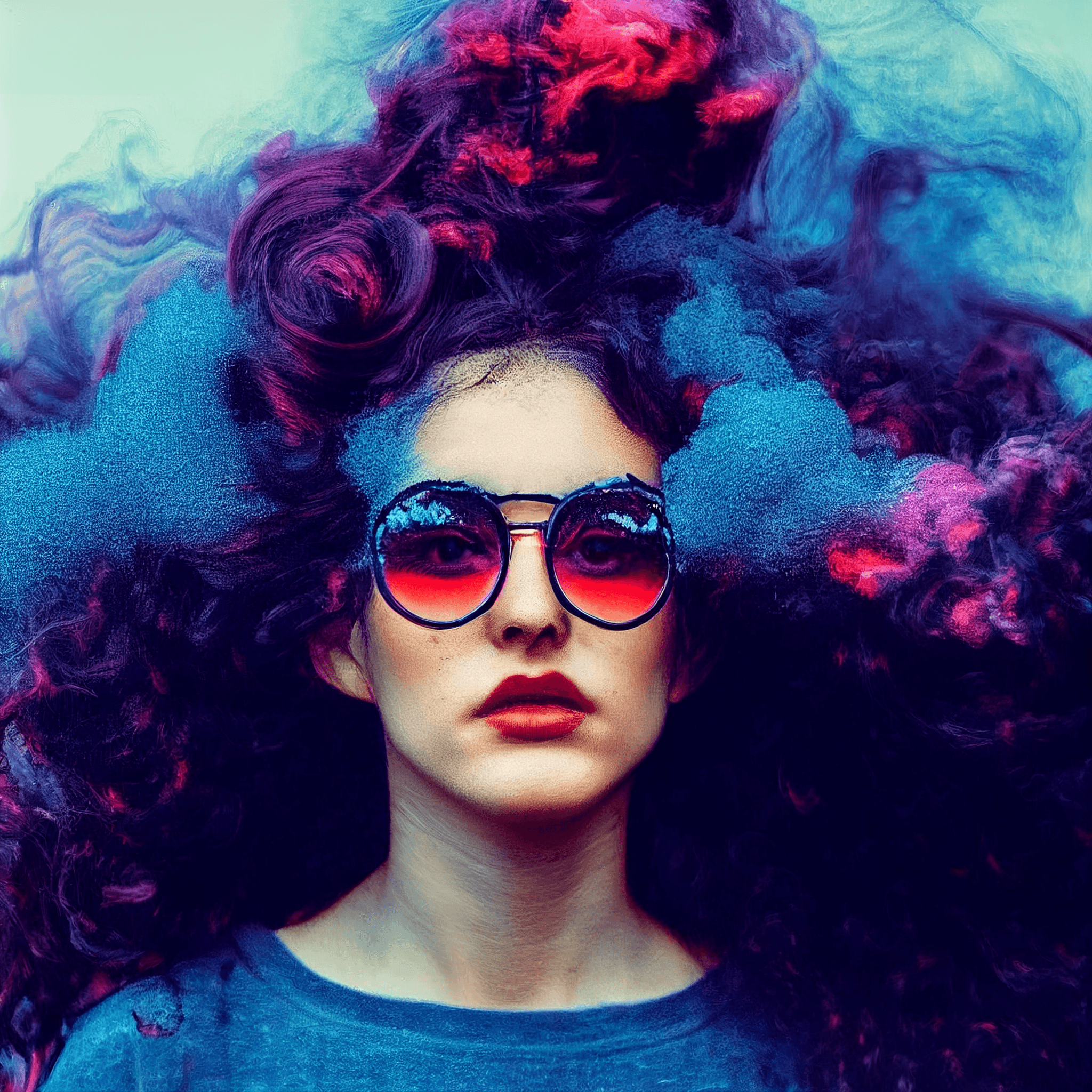 Coloured Crazy Smoke Hair #20