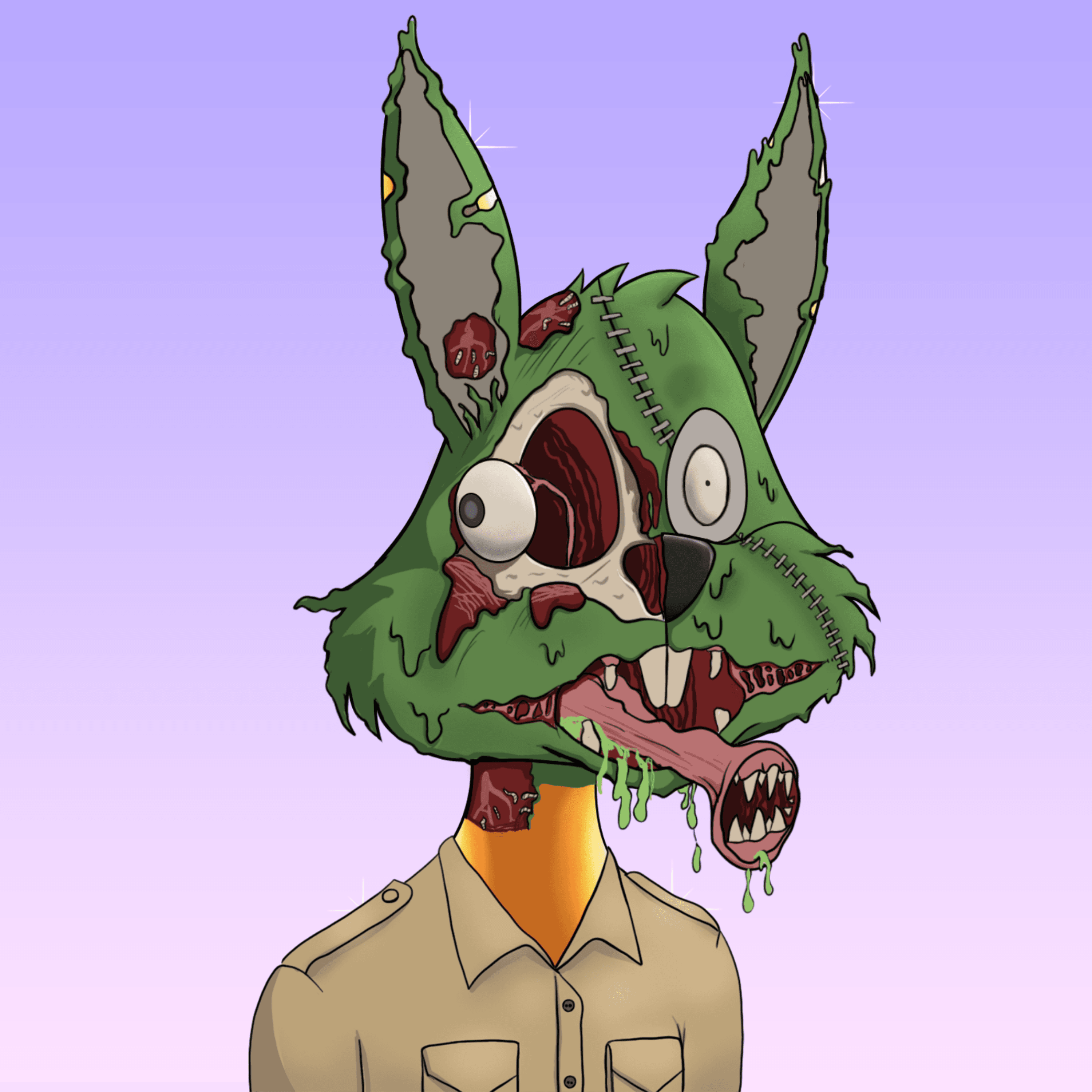 HENRY THE ZOMBIE HARE #101