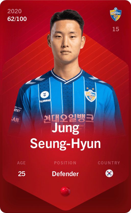 Jung Seung-Hyun 2020-21 • Rare 62/100