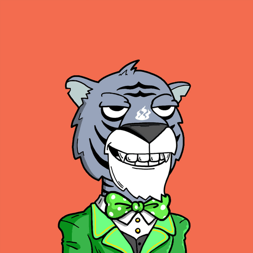 Grouchy Tiger Social Club #4653