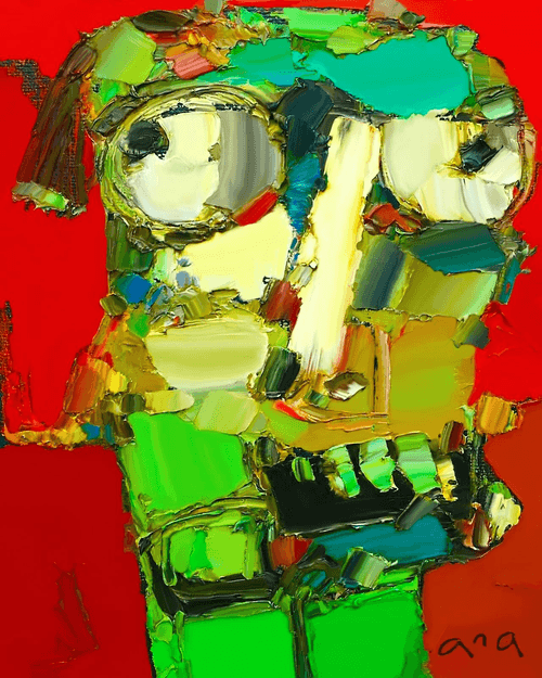 Expressionist portrait #18