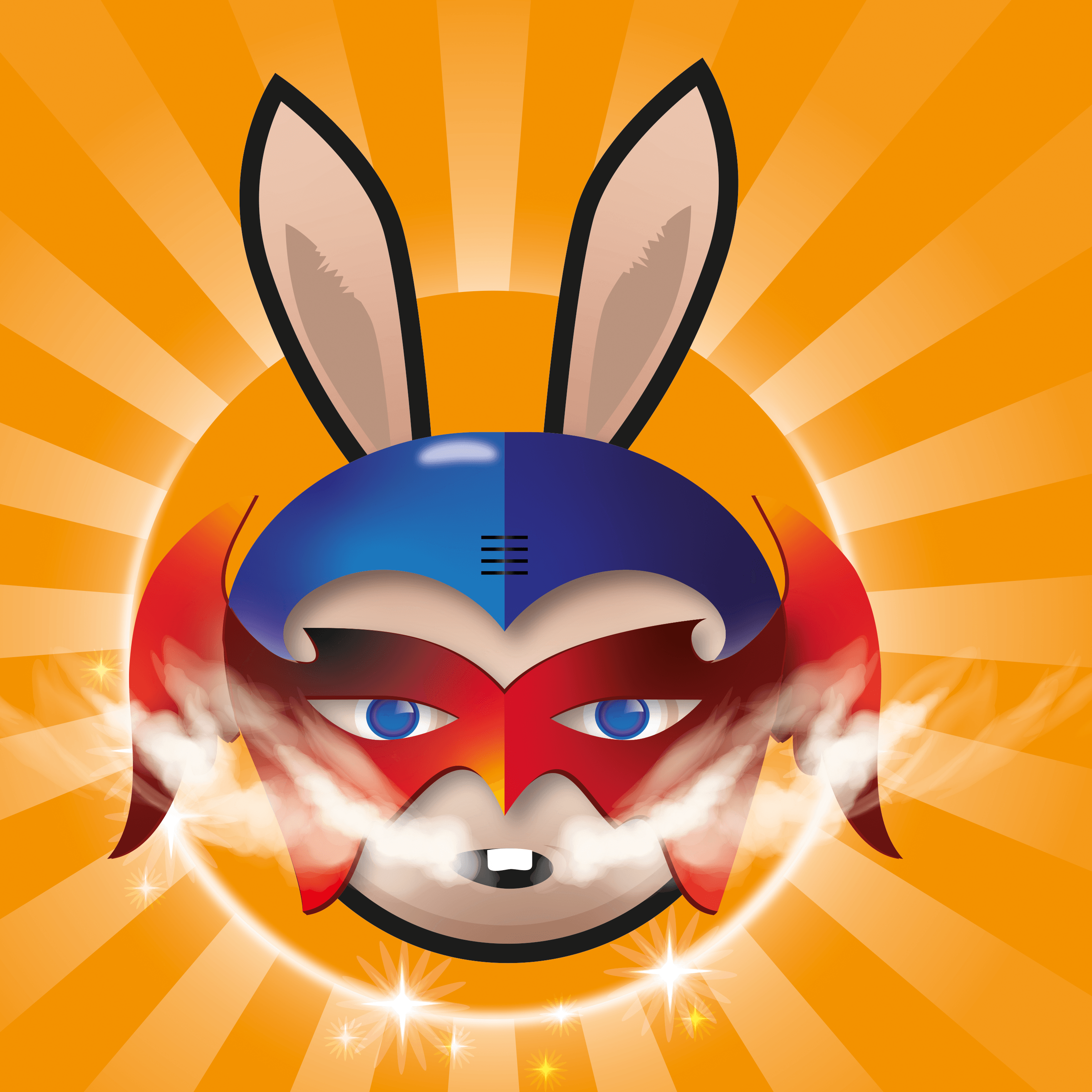 CryptoRabbit #108 - Superhero Rabbits collection