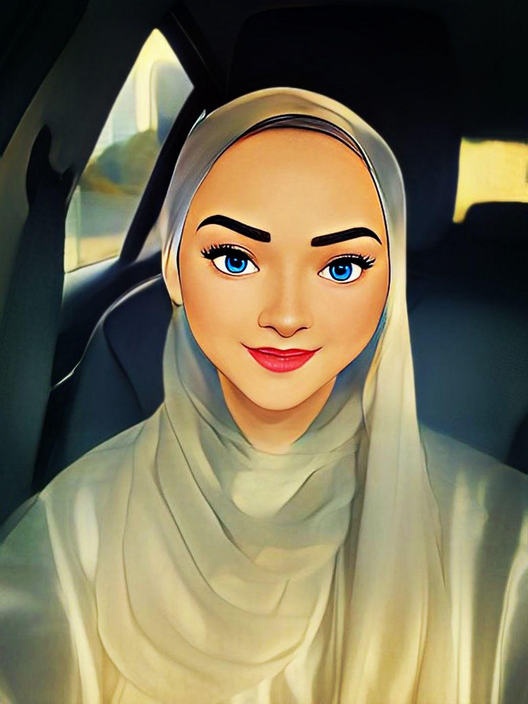 Blue Eyes Hijab Art - Collection | OpenSea