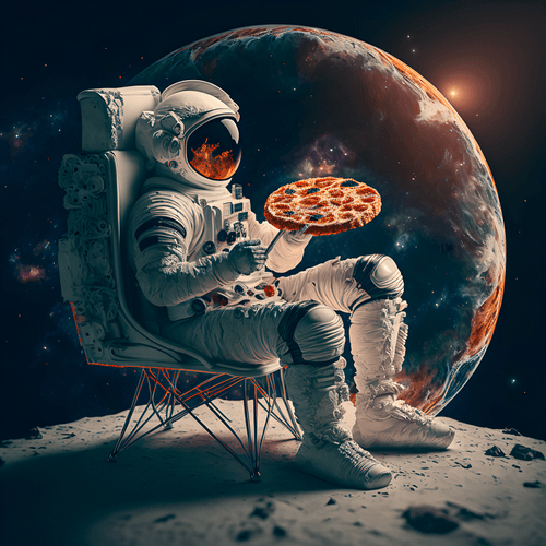 Take a break: time for pizza.