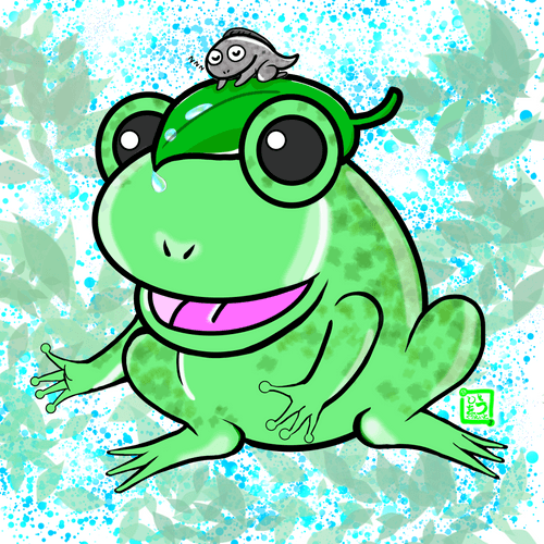 Prank Frogs Harvest #002-parent and child