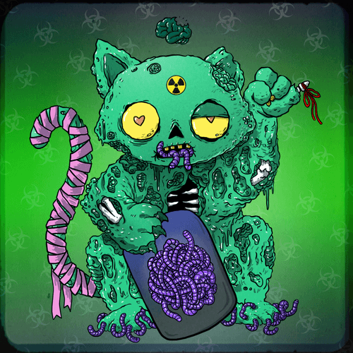 Zombie Lucky Cat 0578