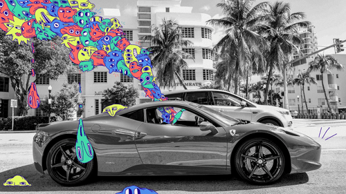 STUNTIN' MIAMI - RUSSELL X LABROSSE - EDITION 1/1