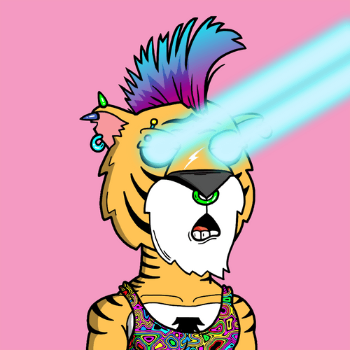 Grouchy Tiger Social Club #4392