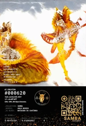 SAMBA #000620 - 1/1, Gold Series