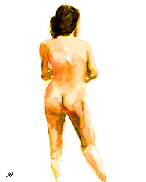 Nude Watercolors 02 #3 Honey